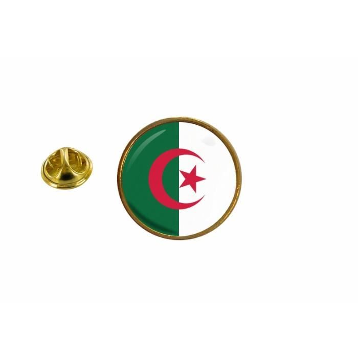 pins pin badge pin's metal  avec pince papillon drapeau algerie algerien 