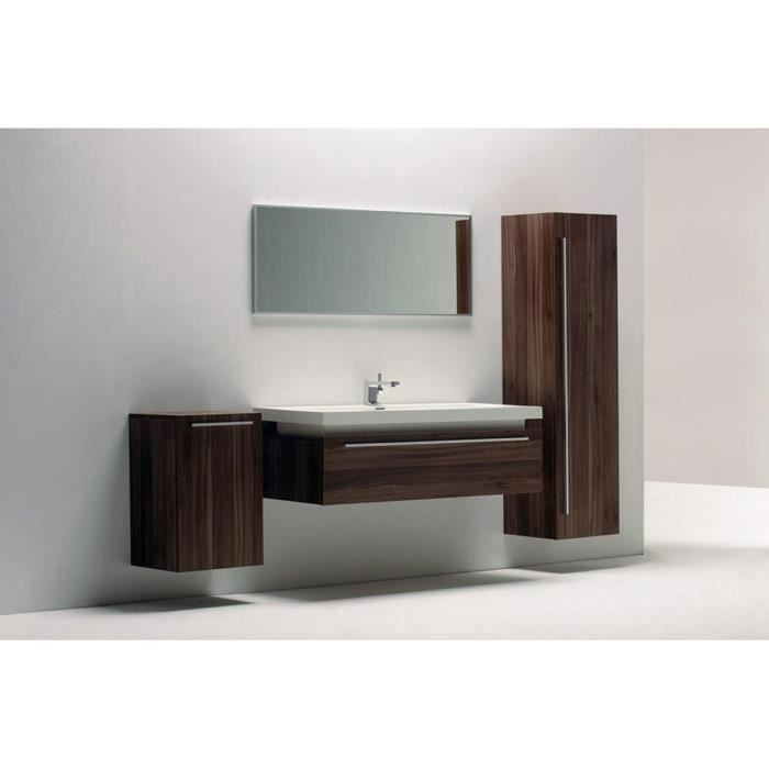 Meuble Salle De Bain Complet 1 Vasque 1 Miroir 2 Colonnes Bresil