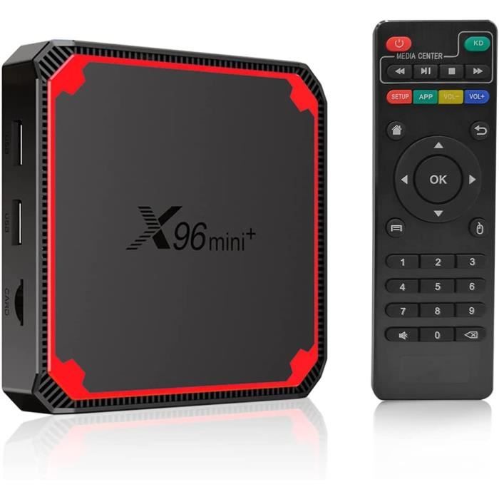 TV Box Android 9.0, X96 Mini Plus TV Box, S905W4 avec chipset 4 Quad