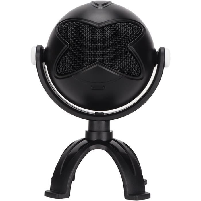 Microphone Miniature à Condensateur - Prise 3,5mm - Pour Instrument, Enregistrement, Scène - Noir - Compatible Ampli, PC, Portable