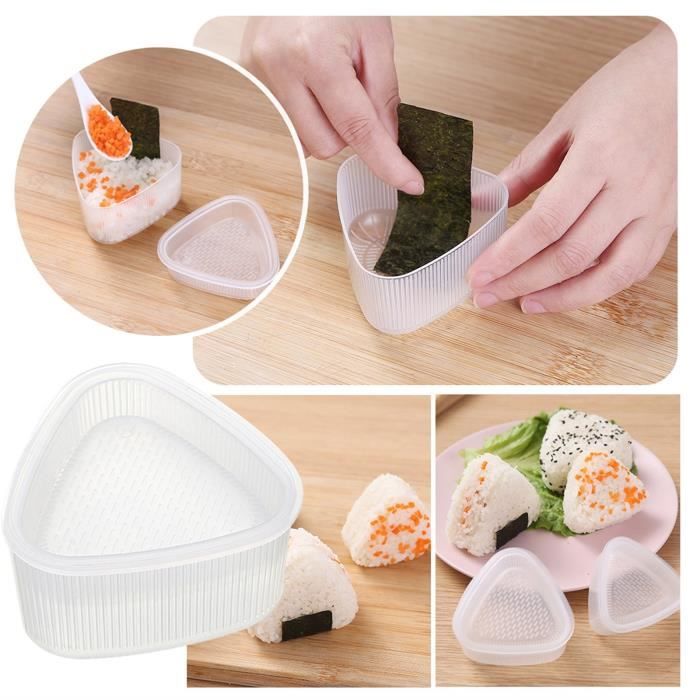 Moule a gateau 2 paires de moules à boules de riz Bento Sushi de riz de  cuisson transparents et pratiques L92 - Cdiscount Maison