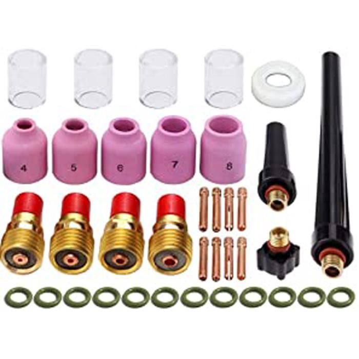 Lot De 5 Corps De Pince TIG 13N27 (1/16") En Cuivre - Pour Torches WP-9, WP-20, WP-25 | Consommables De Soudage