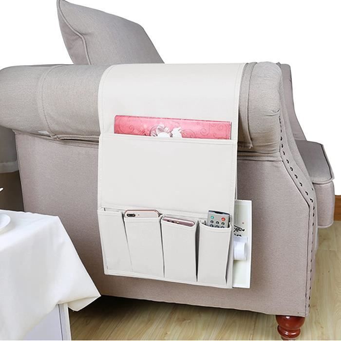 Organiseur D'accoudoir De Canapé, Fauteuil De Chevet, Organiseur De Rangement Pour Canapé
