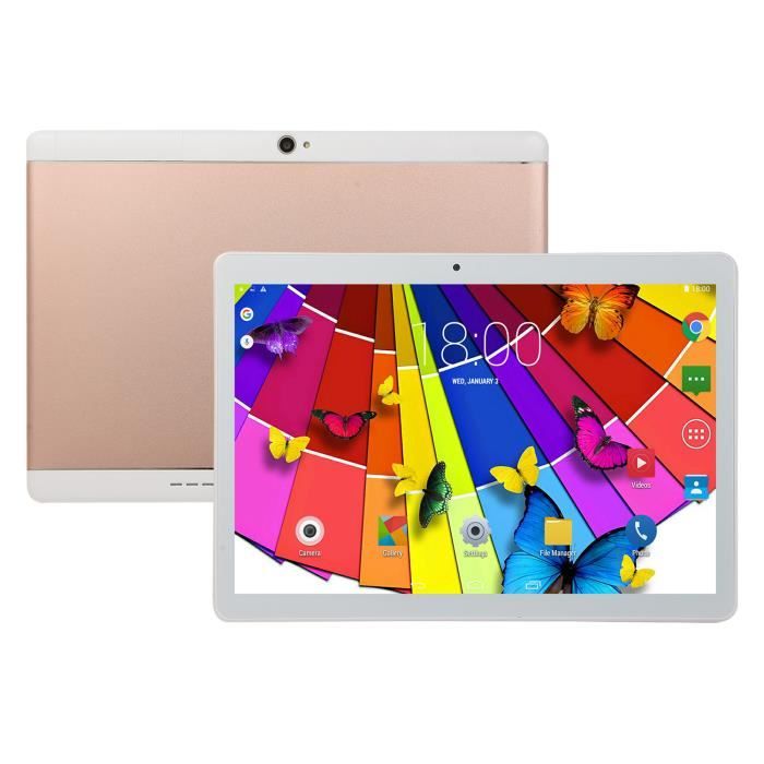 Tablette 10 1 Pouces Android 8 0 Bluetooth Pc 8 64g Rom 2sim Avec Gps Rose Gold Us Plug Prix Pas Cher Cdiscount