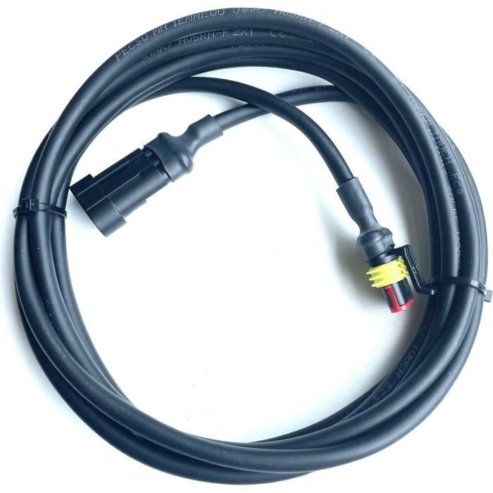 Timbera Hoogspanningskabel voor HUSQVARNA AUTOMOWER – 440, 450X, 450XH, 520, 520H, 550, 550H EPOS, 435X, 535X AWD – Verbindingsdraad voor Adapter van de Transformatormachtsvoeding & het Laden Post – (10 meter