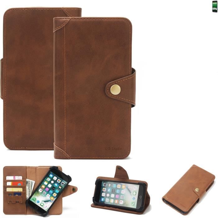 K S Trade Etui Housse a rabat compatible avec doro 8035 couvercle couverture portefeuille avec pare chocs Pochette protection livre Cdiscount Telephonie