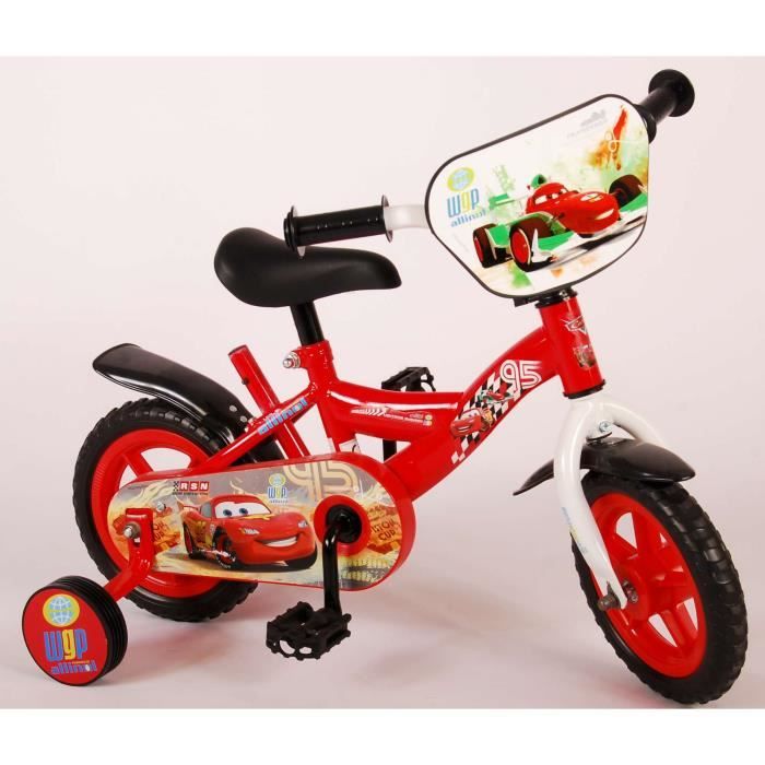 V lo enfant Disney Cars gar on 10 po rouge Pignon fixe