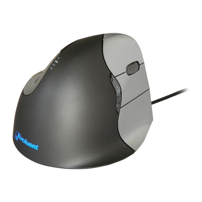 Souris Verticale - Bakker Elkhuizen - Evoluent Vertical Mouse 4 - 6 Boutons - Filaire - USB