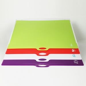 Lot De 4 Planches à Découper En Paille De Blé Avec Support - Antidérapantes, Codage Couleur - Lave-vaisselle