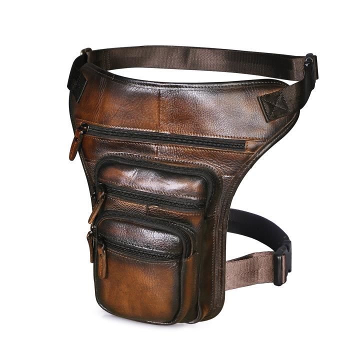 La Couleur Noire Porte-clé En Cuir Véritable Pour Hommes, Fermeture