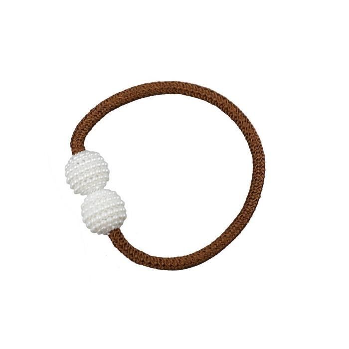 Embrasses Pour Rideaux Crochetés Artisanaux Français – Beige – 60 Cm – Style Romantique