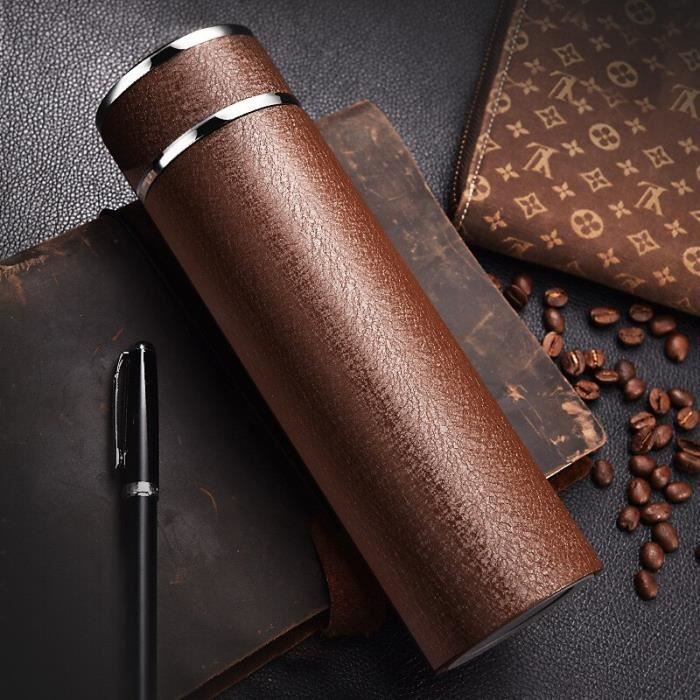 Xigua Bouteille D'eau En Acier Inoxydable étanche Avec Couvercle à Paille Pour Garder Les Liquides Froids Ou Chauds Pour Le Sport En Plein Air Et La Salle De Sport