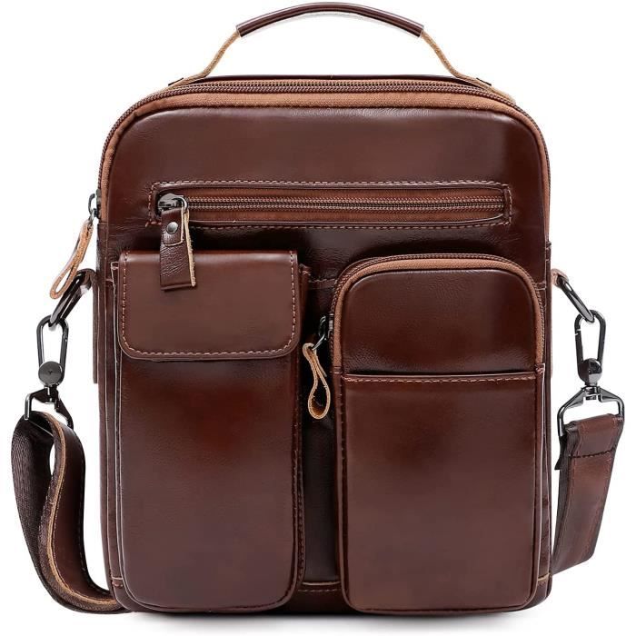 Cdiscount sacoche deals homme cuir