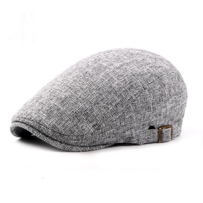 Béret Homme Femme Respirant - Casquette Plate Duckbill Vintage Style Newsboy Chapeau
