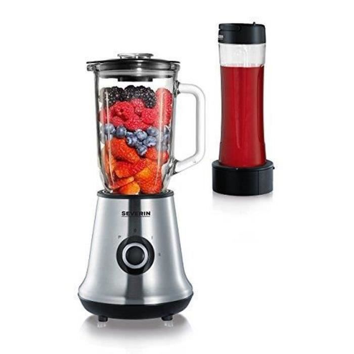BLENDER SMOOTHIE USB ERPMLYO - Mixeur Portable 400ml Verre 6 Lames