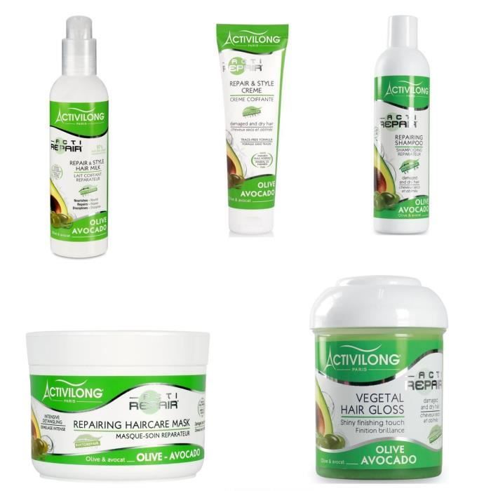 Activilong Kit Gamme Actirepair Cheveux Boucles Frises Et Crepus Achat Vente Shampoing Activilong Kit Gamme Actirep Cdiscount