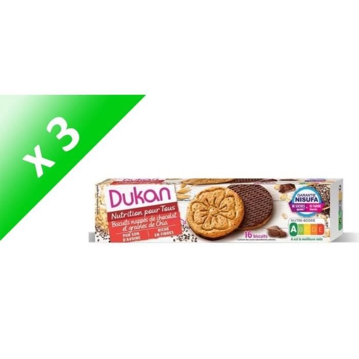 Lot De 3 Dukan Biscuits De Son D Avoine Aux Graines De Chia Et Chocolat 160 G Achat Vente Biscuits Dietetiques Lot De 3 Biscuits Chia 160g Cdiscount