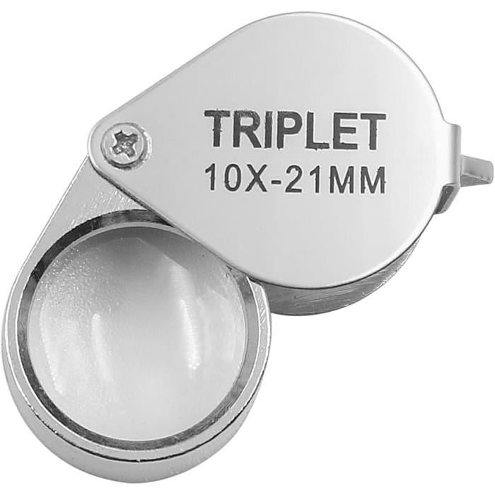 Loupe De Bijoutier 30X 50X Super Pratique – Pliable, Légère Et Idéale Pour Les Pros Ou Le Bricolage !
