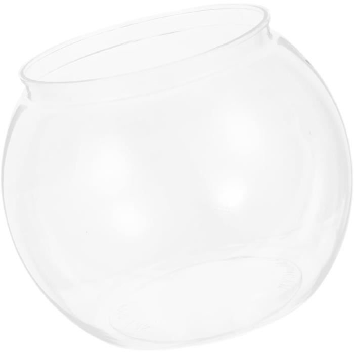 Bols de poissons d'aquarium - Juste de poisson betta, aquarium en verre | Bol rond décoratif pour la maison, réservoir en verre transparent pour