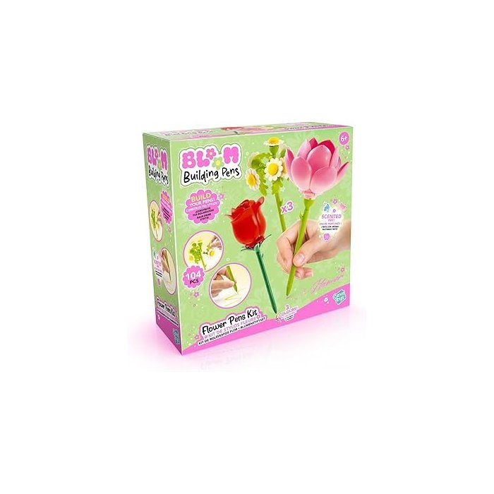Stylo Fleur à Construire CANAL TOYS BLOOM Pack de 3 encre pailletée et parfumée Lotus Marguerite Neuf - vue 4