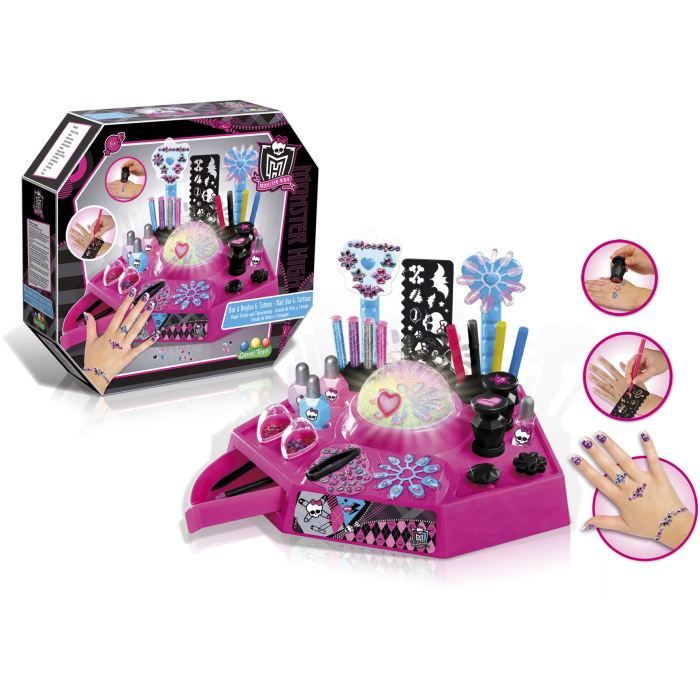 MONSTER HIGH Bar à Ongles & Tatoos - Cdiscount Jeux - Jouets