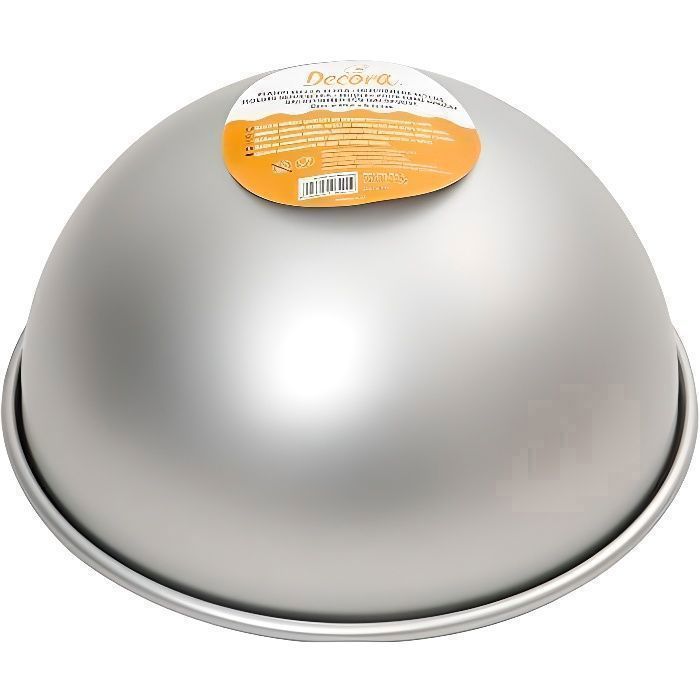 Moule Demi-sphère En Aluminium Anodisé Decora - 15 Cm De Diamètre, Idéal Pour Pâtisseries Et Chocolats - 2