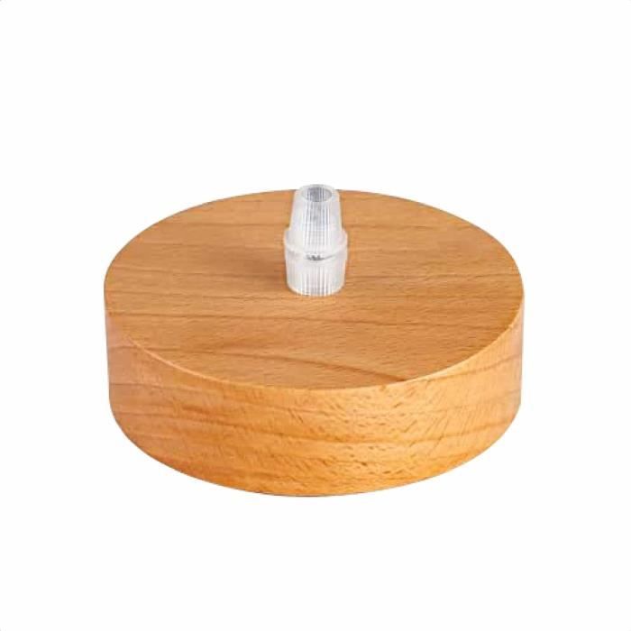 Cache Lustre Plafond Blanc - Rosace Métal 100mm - Lot De 5 - Svitzoot