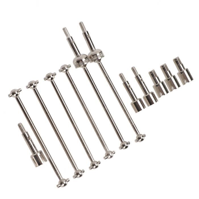 TsoLay 2X Arbre De Transmission CVD En Métal MN78 Avec Manchon D'arbre De 3 Mm à 4 Mm Pour Pièces De Mise à Niveau De Voiture MN78 MN-78 MN 78 1/12 RC