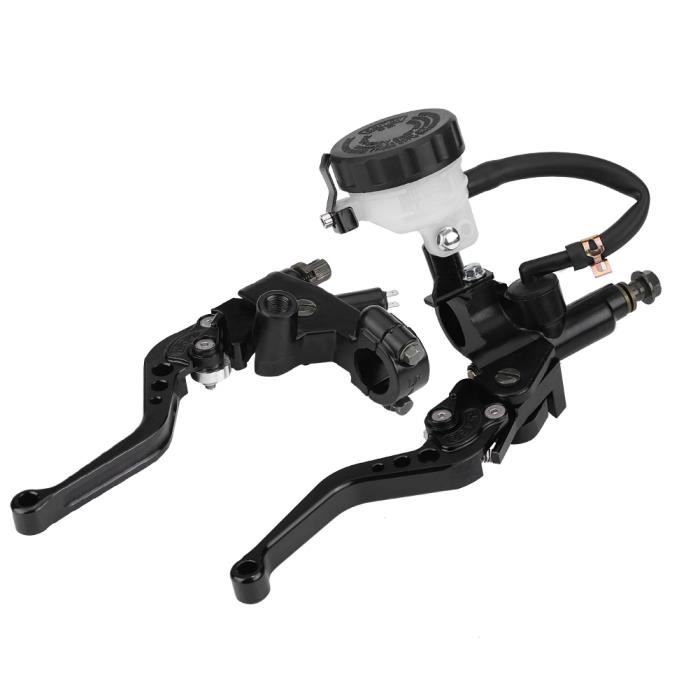 Leviers Maître-Cylindre Frein Moto Aramox | 7/8" (22mm) | Noir | Aluminium CNC | Réglables