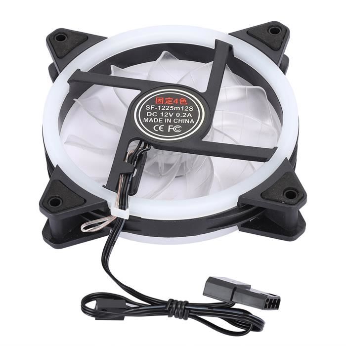 Ventilateur USB Justup Avec Affichage LED RVB - Heure Et Température - Col Cygne Flexible - Pour Bureau