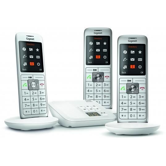 Téléphone Sans Fil Gigaset CL660A Trio – Répondeur, 2 Combinés, DECT/GAP - vue 2