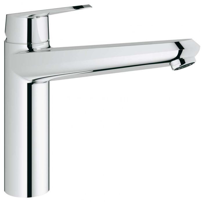 Mitigeur d'évier Grohe Eurodisc Robinet bec fixe Forme Chrome