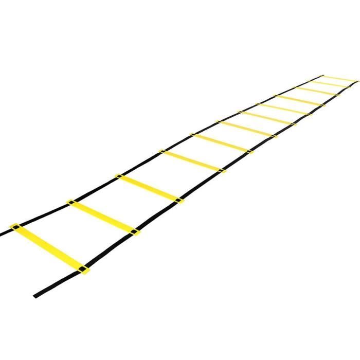 echelle gymnastique 5m 12 rung agilite echelle reglable pour speed soccer football sport fitness cdiscount sport