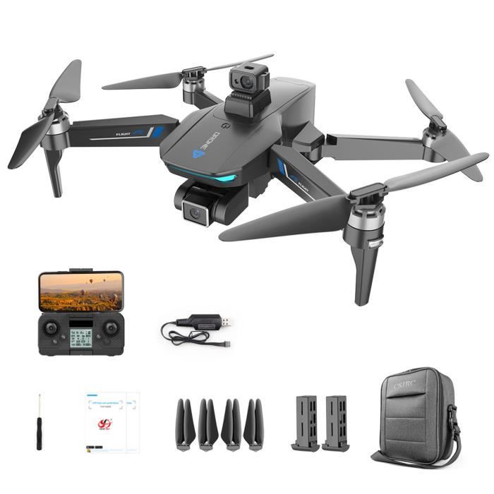 Drone GPS pliable Gps drone avec caméra 4k adulte, quadricoptère avec  moteur brushless, sac de transport, portée de contrôle à distance