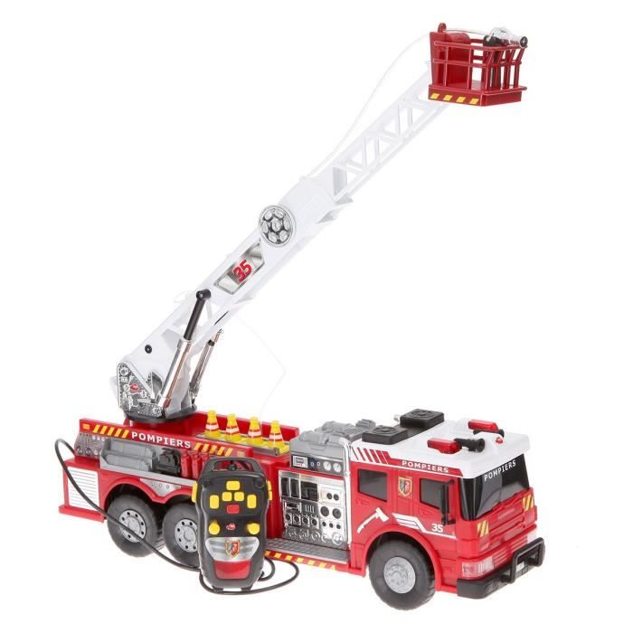 Camion De Pompiers Télécommandé 1:28 23 Cm à Prix Carrefour