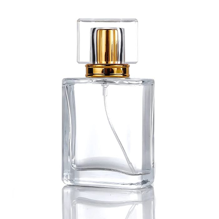 INF Flacon vaporisateur de parfum rechargeable flacon en verre Or 50 ml