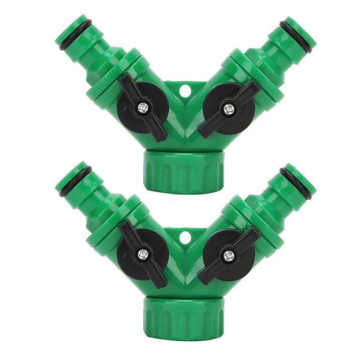Robinet À Bille À Trois Voies T Port, Raccord De Compression Pour Tuyau De Jardin, Robinet À Bille À Trois Voies 25mm/32mm/40mm/50mm Raccord Rapide En PVC PE (Size : 25mm