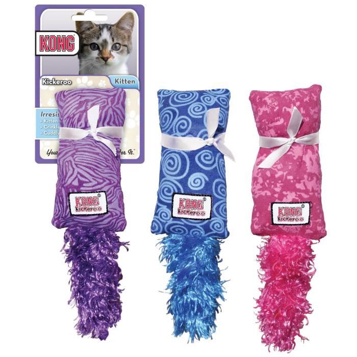 KONG Jouet en peluche Cat Kickeroo Kitten - Pour chat KONG Jouet en peluche Cat Kickeroo Kitten - Pour chat
