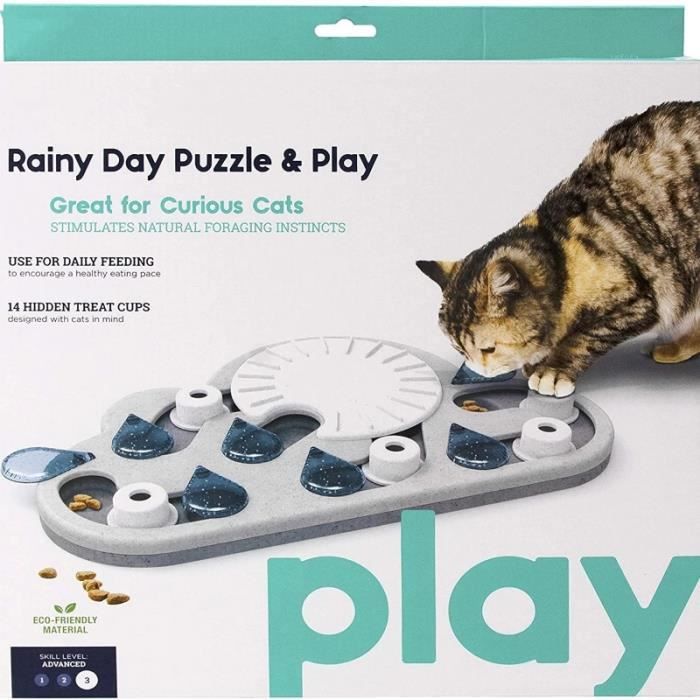 Comparer les prix de Jouet interactif Slow Feeder pour chat et chien - LECHEO - Puzzle augmentant le qi - Bol antidérapant