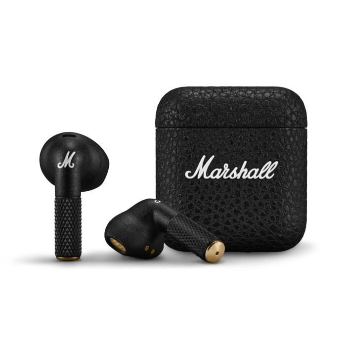 MARSHALL Minor IV - Ecouteurs intra-auriculaires sans fil - Bluetooth - Noir MARSHALL Minor IV - Ecouteurs intra-auriculaires sans fil - Bluetooth - Noir