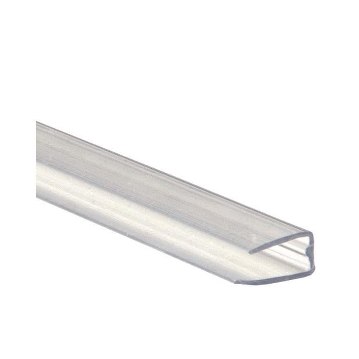 Profil de bordure et obturation en polycarbonate - MCCOVER - L: 2100 mm - E: 4 mm - Transparent