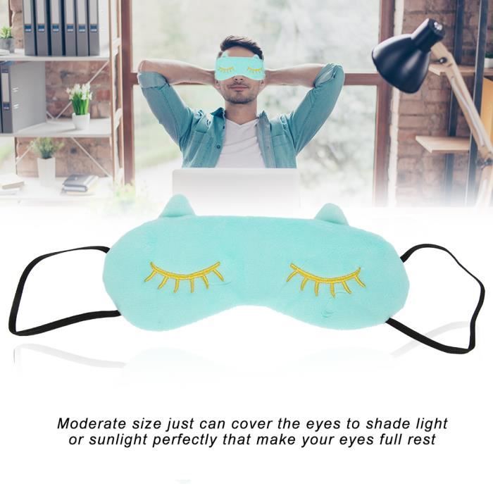 4 Pièces Masque Pour Les Yeux En Peluche Doux Moelleux Masque Pour Les