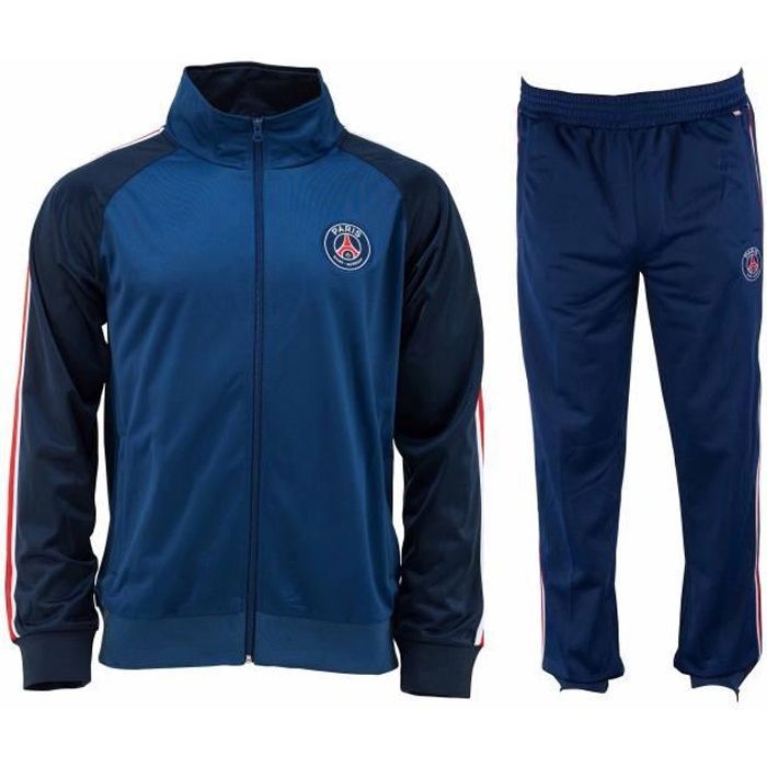 Survetement PSG PARIS SAINT GERMAIN Enfant Garcon Bleu Manches Longues Football Indoor Cdiscount Pret a Porter