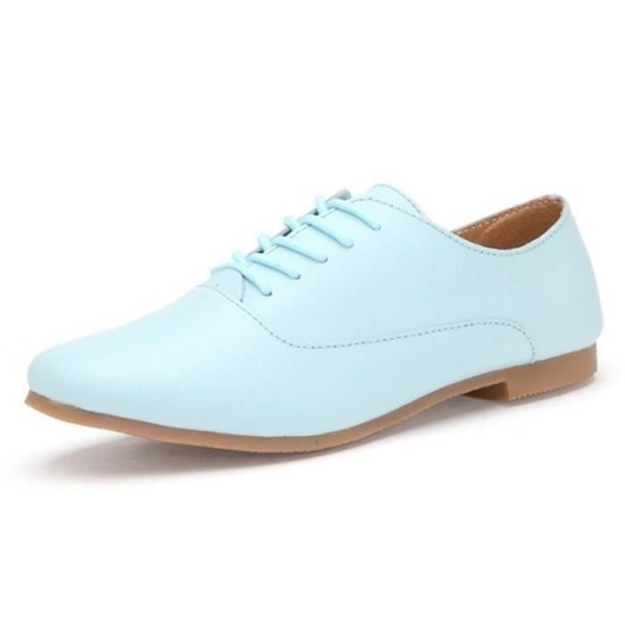 Femme Chaussures Plates Chaussures De Mariage Bleu Achat Vente