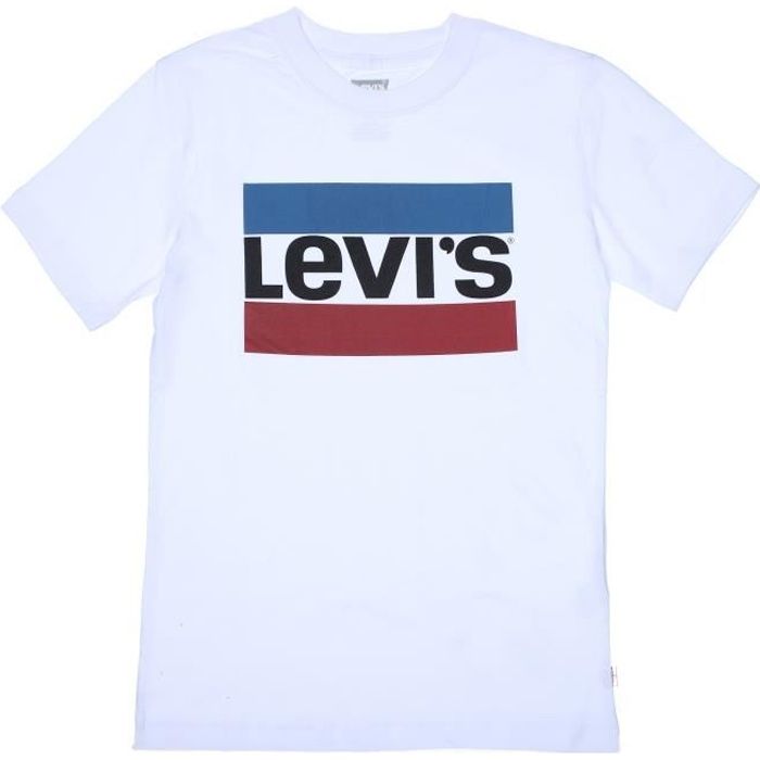 Tee Shirt Garçon Levi's Kids 8568 001 White