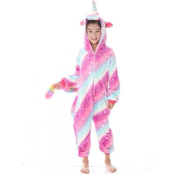 Grenouillère Bébé Animal En Flanelle Douce - Pyjama à Capuche 3D | Unisexe 12-30 Mois | OLAOLA