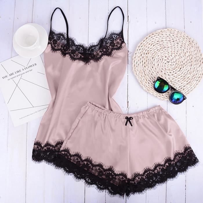 Robe de nuit dentelle courte outlet