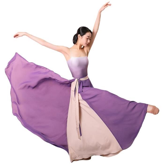 Jupe longue mauve on sale