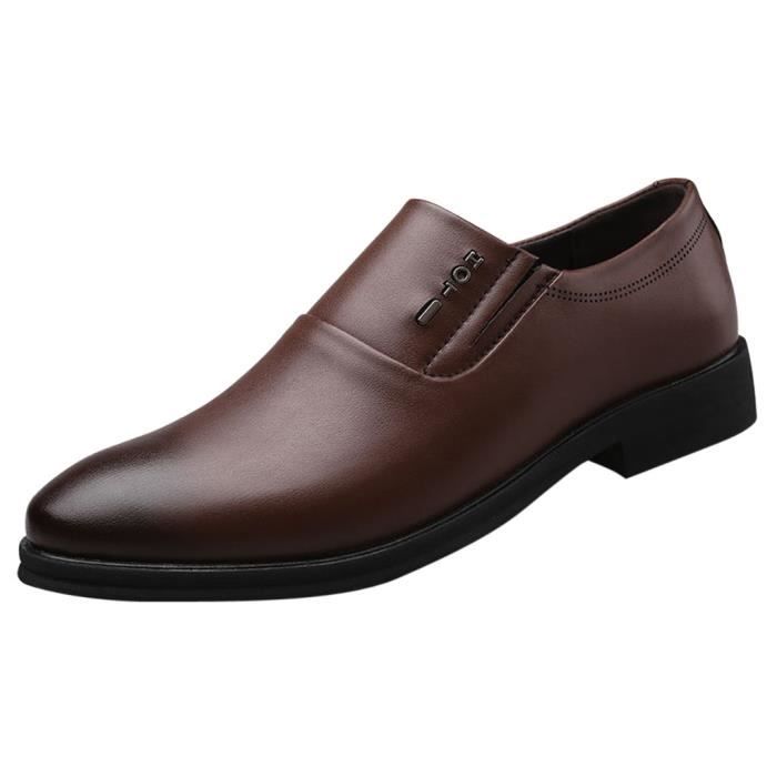 chaussure marron mariage