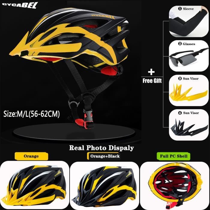 Casque vélo route, vtt, ville, sport, la sécurité n'a pas de prix